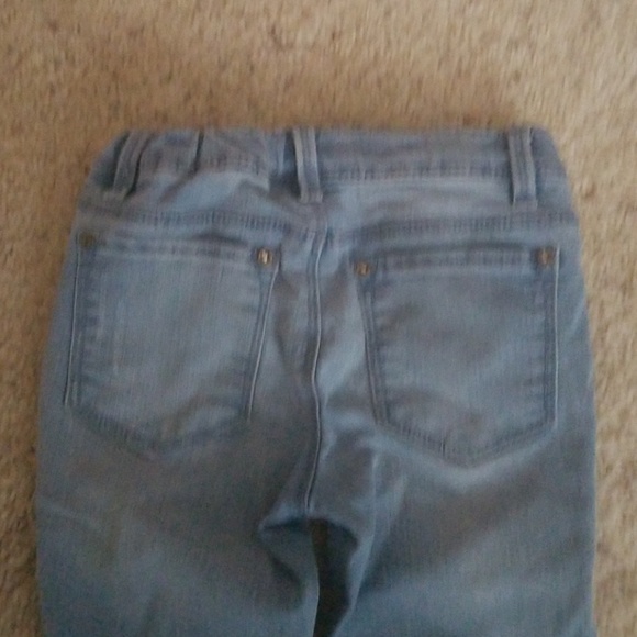 Faded Ankle Skinny Drop Hem Jeans - Picture 2 of 6